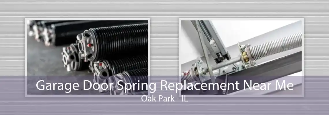 Garage Door Spring Replacement Near Me Oak Park - IL