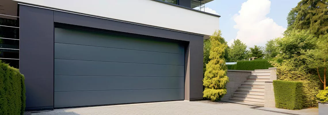 Haas Galvanized Steel Garage Door in Oak Park, IL